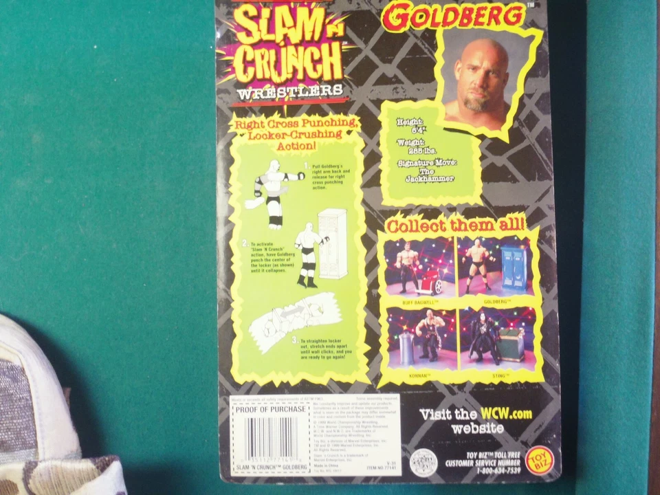 WCW/NWO Slam n Crunch Goldberg Foto 4 de 4