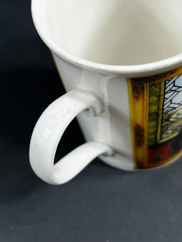 Grey Cat Russian Blue Window Fine Bone China Mug England Beautiful Vintage - 第 5/8 張圖片