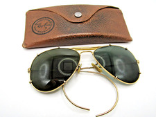Vintage Ultra Rare B L Ray-Ban 1/10 12K GF Lense Mount Design Aviator Sunglasses