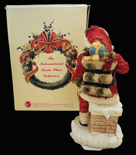 VINTAGE SANTA CLAUS COLLECTION FATHER CHRISTMAS FIGURINE 5" - Picture 2 of 4