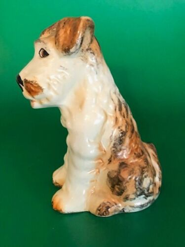 Vintage Sylvac Keramik Terrier Hund Keramik Figur Made in England 5" groß - Bild 2 von 6