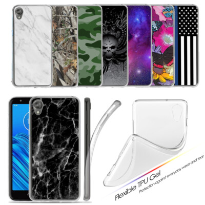 Flexible Soft Case Skin Gel Cover Slim Lightweight for Motorola Moto E6  XT2005