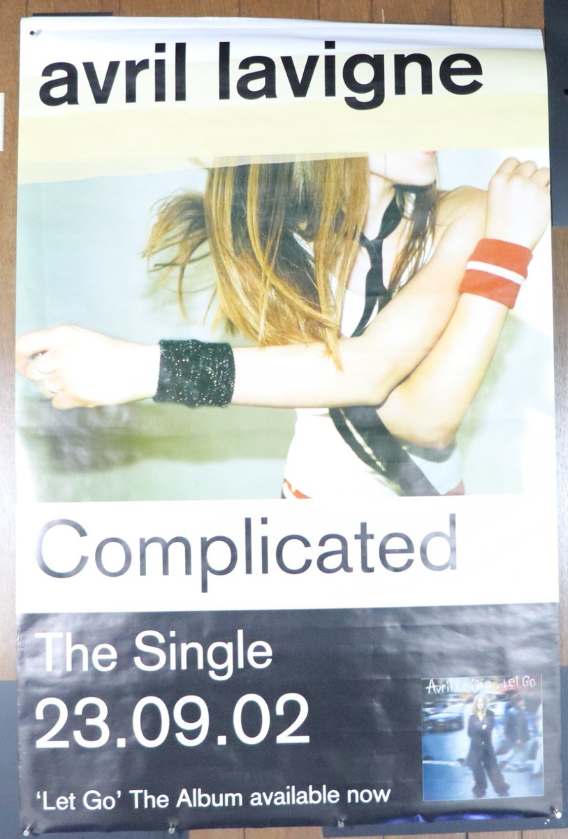 Avril Lavigne rare complicated poster oversize 40