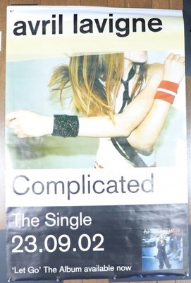 Avril Lavigne rare complicated poster oversize 40