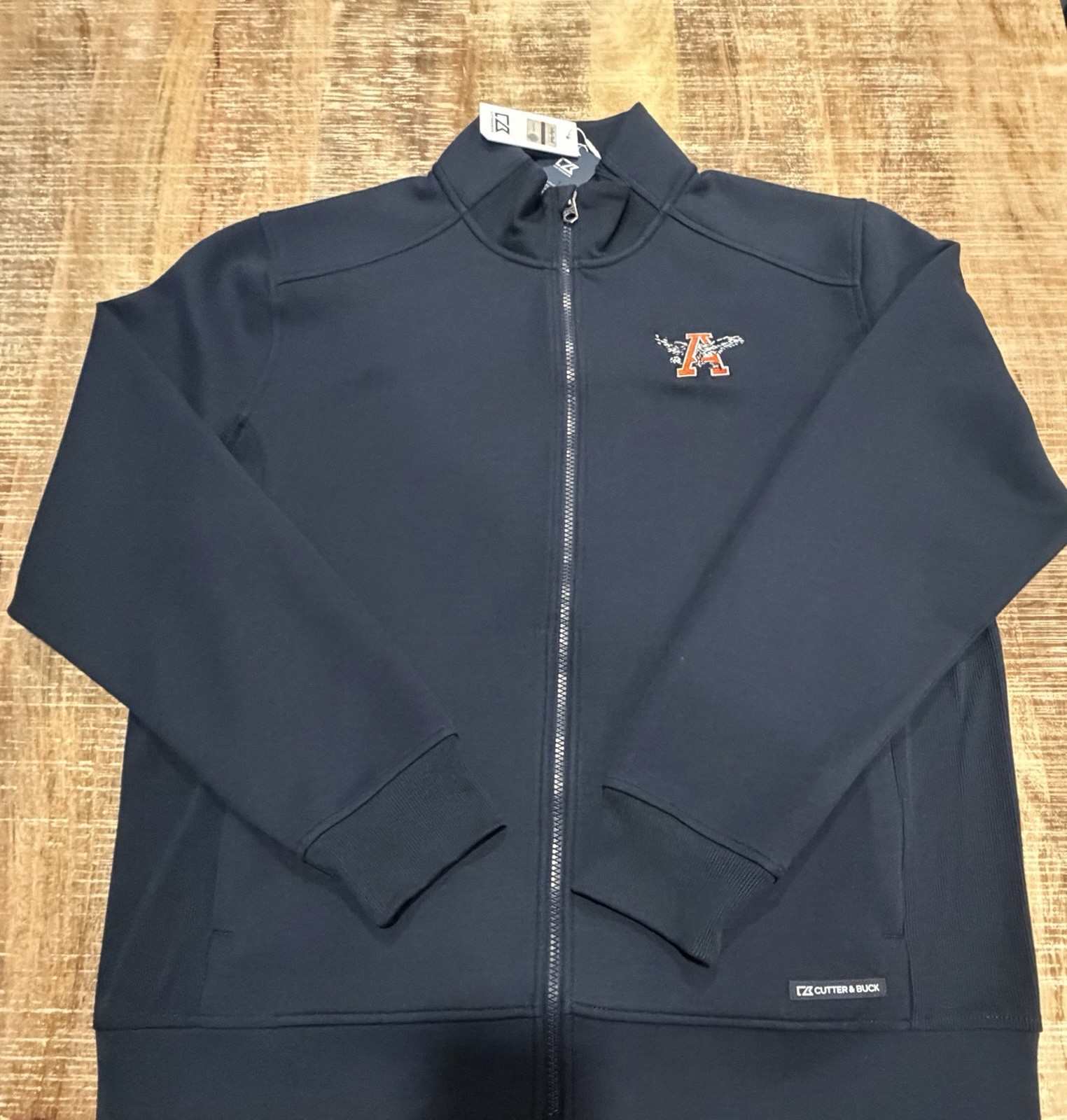 Auburn Tigers Cutter Buck Men’s Large NWT Roam Full Zip Jacket
