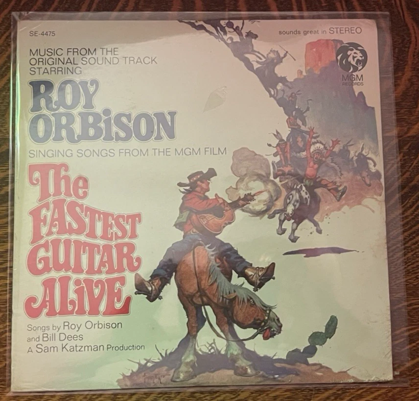 SEALED**12" LP~ ROY ORBISON~ 1967~ SINGS THE FASTEST GUITAR ALIVE~ SOUNDTRACK - Image 4 of 4