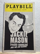 Jackie Mason Freshly Squeezed Just 1 Jew Bway Playbill Helen Hayes Theatre 2005
