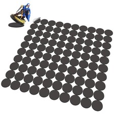 Evemodel 100pcs Miniature Magnetic Self-adhensive 25mm Round Bases for Wargames