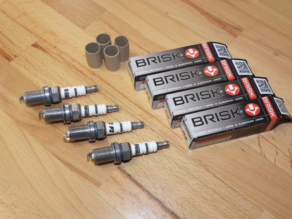 4 candele BRISK P2 Super Iridium adatte a: Proton Wira - 1.6/1.8 - dal 1994 al 2003 - Immagine 3 di 4