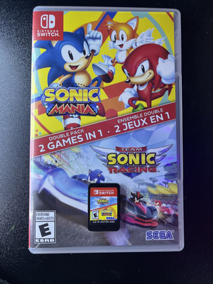 Sonic Mania + Team Sonic Racing- Nintendo Switch Sonic The Hedgehog Video Game