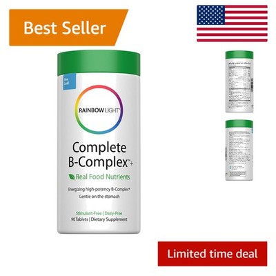 Sustainable Complete B-Complex 90 Count - Herbal Formula for Vitality & Energy