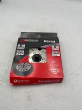 Superior RSP33 Sanding Pad 5in Diameter Hook Loop 5 Dust Holes 5/16-24 Shaft