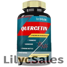 Quercetin Supplements Capsules, 5 Months Supply, 150 Caps