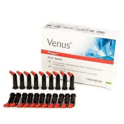 Kulzer 66048141 Venus Pearl Universal Nanohybrid Composite PLT 20/Pk A2