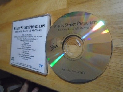 RARE PROMO Manic Street Preachers CD This Is My Truth Tell Me Yours 1998 Wales !