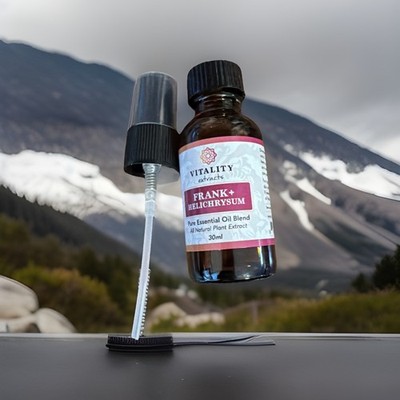 FRANKINCENSE+ HELICHRYSUM Pure Essential Oil Blend  natural plant extract 30 ml