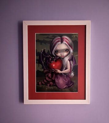 Jasmine Becket-Griffith ''Mending a Broken Heart'' gerahmter Gothic Fantasy Kunstdruck