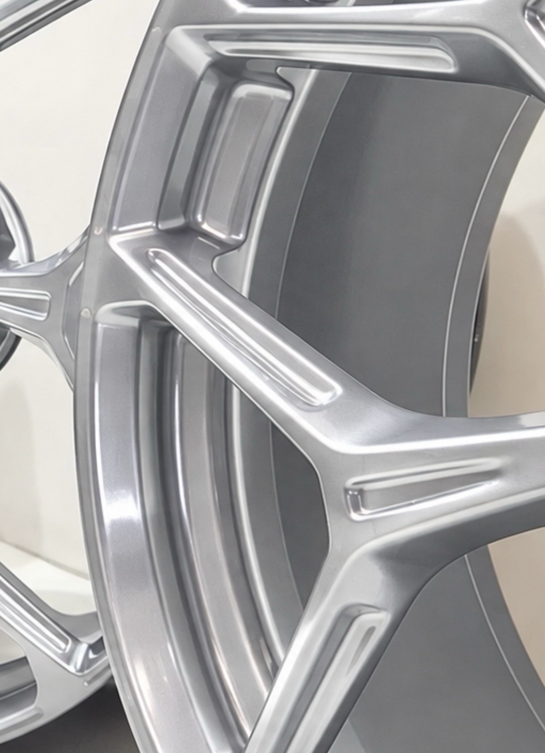 Lamborghini Revuelto 2025 Wheels Set of 4 Silver