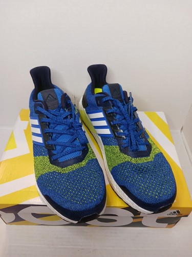 Adidas UltraBoost ST Men's Sz 12 Blue Running Shoes Continental Sole BA7837 - Picture 3 of 15