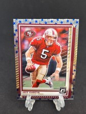 2025 Donruss Optic #157 Jeff Garcia blue stars refractor SP 49ers
