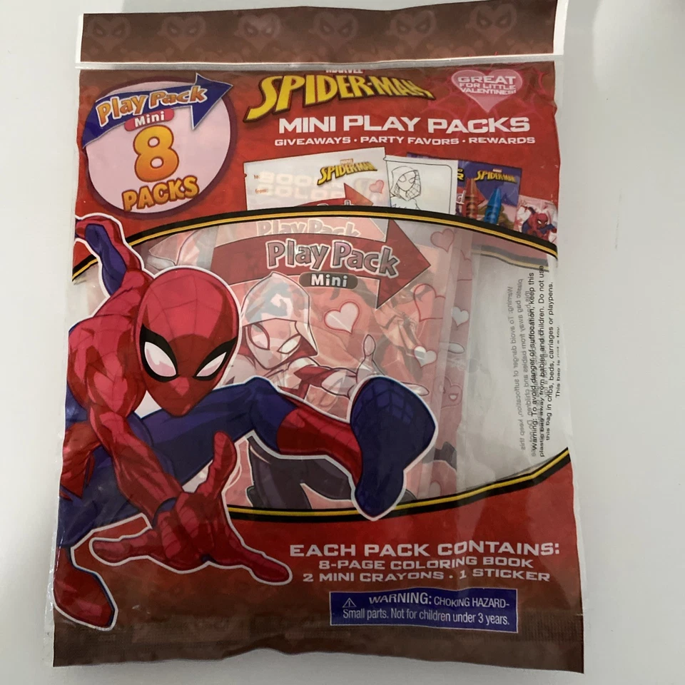 Человек-паук, Marvel день рождения вечеринки большой лот товаров украшения приглашения и многое другое Nip - Изображение 4 из 4