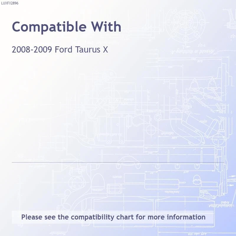 6 piezas. Guardabarros de acero inoxidable FX de lujo con 3M y junta para Ford Taurus X 2008-09 Foto 3 de 4