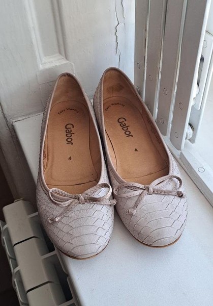 Women Gabor Heels Peach Leather 36.5