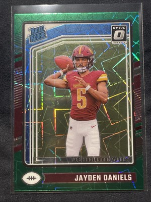2024 optic Jayden Daniels Green velocity | eBay