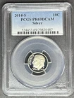 2014-S Silver Proof Roosevelt Dime PCGS PR-69 DCAM, Buy 3 Items, Get $5 Off!!