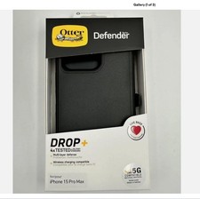 New otterbox Defender Case WITH Holster clip case for iPhone 15 Pro Max Only