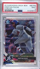 2018 Bowman Chrome Prospects Mega Box Mojo Refractor Cristian Pache PSA 9 8d2