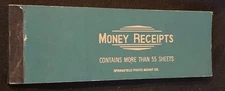 Vintage Springfield Photo Mount Co. MONEY RECEIPT Book Green Accounting CPA Gift