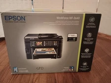 Epson WorkForce WF-3640 All-In-One Inkjet Printer Brand NEW Unopened