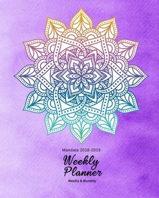 MANDALA 2018-2019 WEEKLY PLANNER: MANDALA INSPIRATIONAL By Carina Simonsen *NEW*