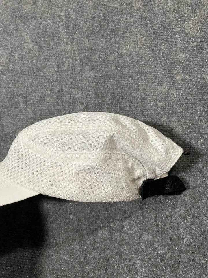 Gorra Nike Gorra Correa Trasera Malla Blanca 5 Paneles De Colección Swoosh Correr Foto 3 de 4