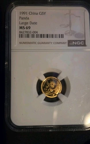 1991 Chinese Gold Panda 1/20 oz — photo from the most recent tracked eBay sale