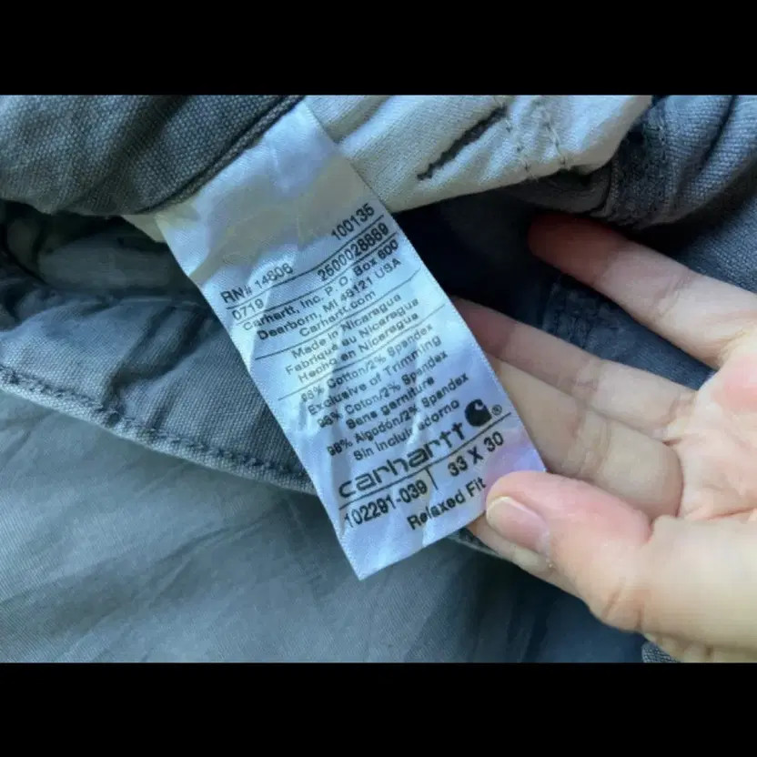 Vintage Carhartt Pants 33x30 Heavy Used thumbnail 5