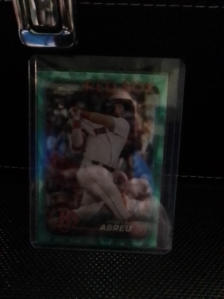 2024 Topps Chrome - Wilyer Abreu #165 Aqua Raywave Refractor /199 (RC)
