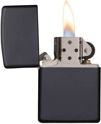 ZIPPO  CLASSIC BLACK MATTE  WINDPROOF LIGHTER 218 BP  NEW and SEALED