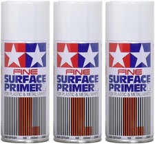 3-Pack TAMIYA Primer White 180ml 87044 4950344870448