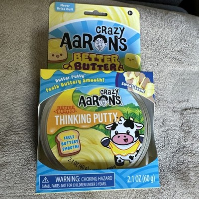 2.1 Oz Tub Aarons Crazy Better Butter Thinking Putty |  New Sealed Fast Shipping
