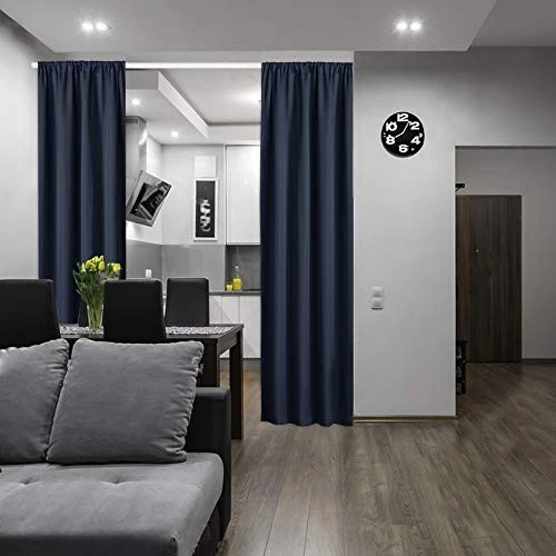  Barra de cortina de tensión, barra de cortina de ventana ajustable sin taladro, fácil instalación  Foto 4 de 4