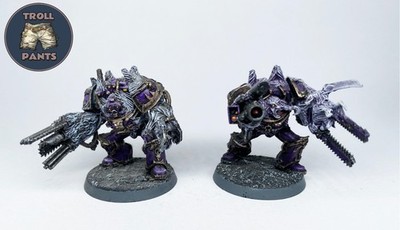 Warhammer 40k - Emperor's Children - Chaos Space Marines - 2 Obliterators Metall