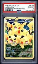 2016 POKEMON XY GENERATIONS RADIANT COLLECTION #RC29 FULL ART/PIKACHU PSA 8 on eBay