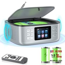 Portable CD Player with Bluetooth, Speakers, Rechargeable, FM Radio, CD5120B