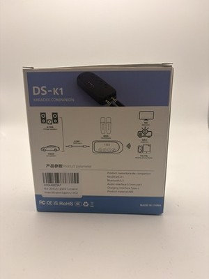 DS-K1 Karaoke Companion Bluetooth 5.3 Wireless Moving-Coil Microphone KTV DSP Mi