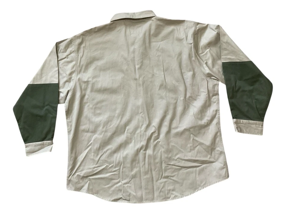 Vintage NWT Woolrich Guide Hunting Shooting Shirt Mens 2XL Outdoor Quilted Tan - Image 2 of 3