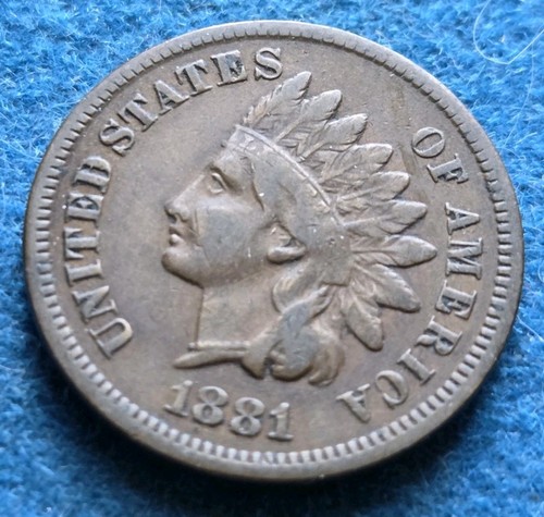 1881 Philadelphia Mint Indian Head Cent-C