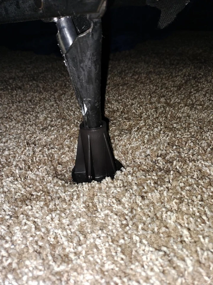 Steel Stem Bed Frame Feet to Replace Wheels. Replacement Feet Make Your Bed S... - Image 3 of 4