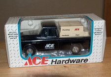 ERTL 1955 Ace Hardware Cameo Pickup Truck Locking Coin Bank w/ Original Box